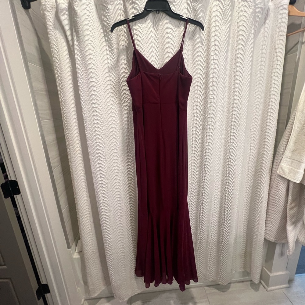 LULUS- Maroon Formal Dress